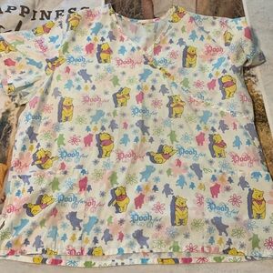 Winny the poo scrub top